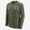 Nike Dri-fit Salute To Service Men's Thermal Long-sleeve Top In Olive