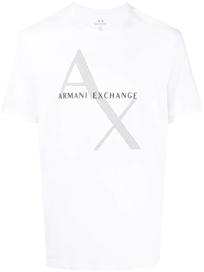 Armani Exchange Logo-print T-shirt In White