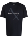 Armani Exchange Regular Fit T-shirts In Black