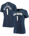 Nike Women's Zion Williamson Navy New Orleans Pelicans Name & Number Performance T-shirt In Navy