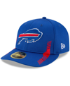 NEW ERA MEN'S ROYAL BUFFALO BILLS 2021 NFL SIDELINE HOME LOW PROFILE 59FIFTY FITTED HAT