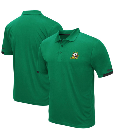 Colosseum Men's Green Oregon Ducks Logo Santry Polo Shirt