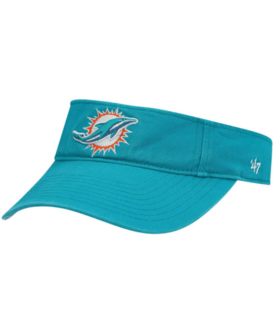 47 Brand Men's Aqua Miami Dolphins Clean Up Visor