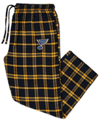 CONCEPTS SPORT MEN'S NAVY AND GOLD ST. LOUIS BLUES BIG AND TALL PARKWAY FLANNEL PANTS