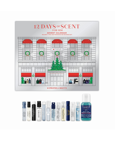 CREATED FOR MACY'S MACY'S FAVORITE SCENTS 12 DAYS OF SCENT FOR HIM ADVENT CALENDAR WITH BONUS GIFT, CREATED FOR MACY'S 