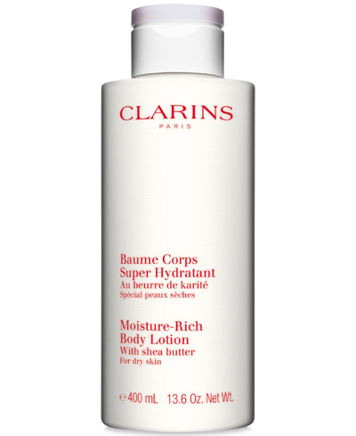 Clarins Moisture-rich Hydrating Body Lotion Luxury Size, 13.1 Oz.