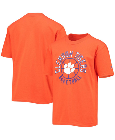 Champion Youth Orange Clemson Tigers Basketball T-shirt