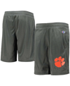 Champion Youth Charcoal Clemson Tigers Classic Mesh Shorts In Charcoal