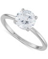 Grown With Love Igi Certified Lab Grown Diamond Solitaire Engagement Ring (1-1/2 Ct. T.w.) In 14k White Gold In White Gold