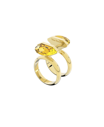 Swarovski Women's Lucent Ring In Yellow