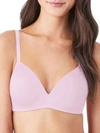 B.tempt'd By Wacoal Future Foundations Wire-free Plunge T-shirt Bra In Pink Lady