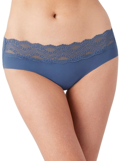B.tempt'd By Wacoal B.bare Hipster Panties In Vintage Indigo