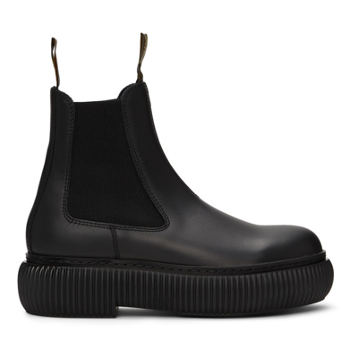 Lanvin Oversize-sole Ankle Boots In Black