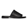 Givenchy 4g Embossed-logo Leather Sandals In Black