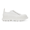 Alexander Mcqueen Tread Slick Lace-up Shoes In White