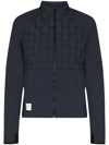 DISTRICT VISION SARANTOS ZONAL WOVEN-PANEL TRACK JACKET