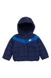 Nike Babies' Sportswear Colorblock Filled Jacket In Blue Void