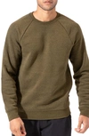 Threads 4 Thought Raglan Sweatshirt In Heather Fortress