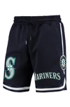 PRO STANDARD PRO STANDARD NAVY SEATTLE MARINERS TEAM SHORTS,4208625