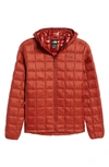 The North Face Thermoball™ Eco Hooded Jacket In Brick House Red