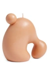 Hannah Jewett Lamb Sculptural Soy Wax Candle In Toast