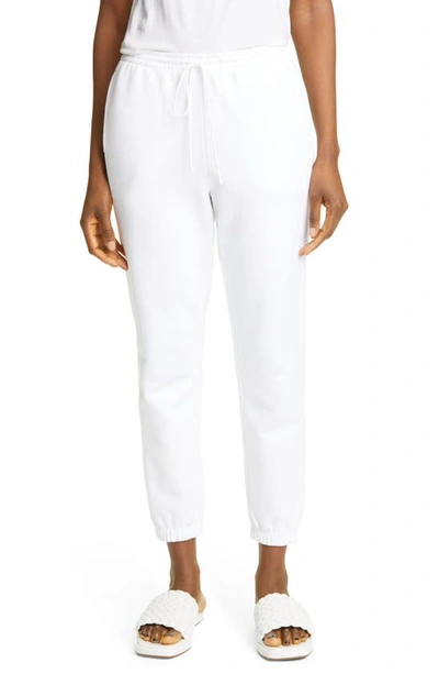 Vince Essential Joggers In Optic White