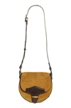 ISABEL MARANT BOTSY SUEDE & LEATHER CROSSBODY BAG,PP0320-21A012M