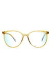 Aimee Kestenberg Mercer 54mm Square Blue Light Blocking Glasses In Golden Root