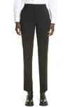 Lafayette 148 Clinton Stretch Virgin Wool Ankle Pants In Black