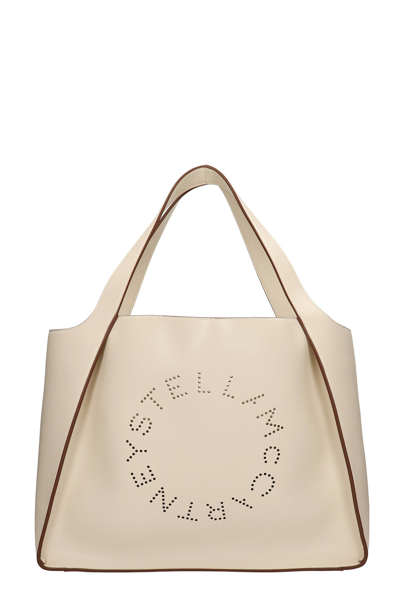 Stella Mccartney Tote Eg Tote In White Faux Leather