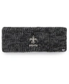 47 Brand Women's Black New Orleans Saints Team Meeko Headband In Black