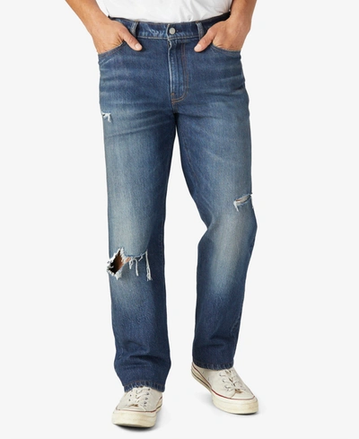 Lucky Brand Men's 363 Distressed Taper Straight Stretch Jeans In Curtis