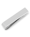Cufflinks, Inc Ox And Bull Trading Co. Short Stainless Steel Engravable Tie Bar In Silver-tone