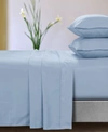 Azores Home Microfiber Deep Pocket 4 Piece Sheet Set, Queen In Light Gray