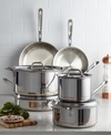 ALL-CLAD COPPER CORE COOKWARE SET, 10 PIECE