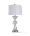 STYLECRAFT STEEL AND GLASS TABLE LAMP