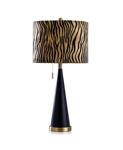 Stylecraft Jack Modern Painted Accent Table Lamp In Tan