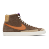 NIKE BROWN BLAZER MID '77 PREMIUM SNEAKERS