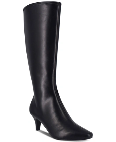 Impo Namora Womens Wide Calf Pointed Toe Knee-high Boots In Black Posh