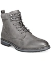CLUB ROOM MEN'S WESTIN LACE-UP BOOTS, CREATED FOR MACY'S