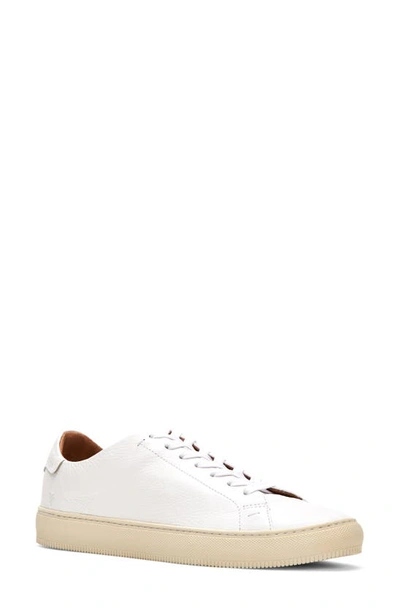 Frye Astor Sneaker In White Leather