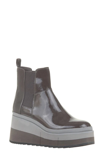 Naked Feet Guild Wedge Chelsea Boot In Brown