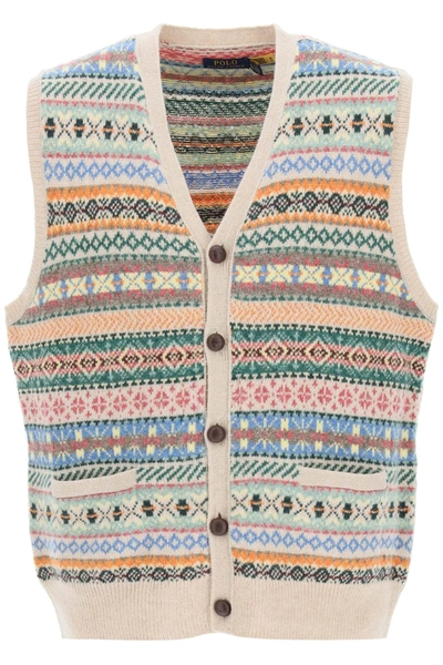 Polo Ralph Lauren Fair Isle Wool Vest