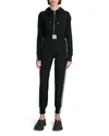 Givenchy Black Chito Edition 4g Tag Cropped Zip Hoodie In Black