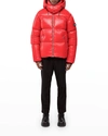 Mackage Kent Water Repellent Down Puffer Jacket In Punch