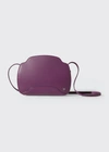 Loro Piana Sesia Calfskin Shoulder Bag In Royal Purple