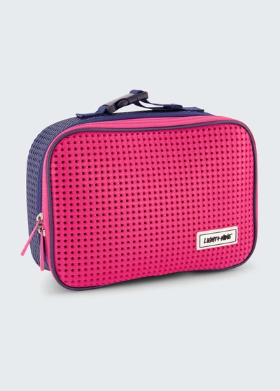 Light+nine Kid's Lunch Tote In Midnight Pink
