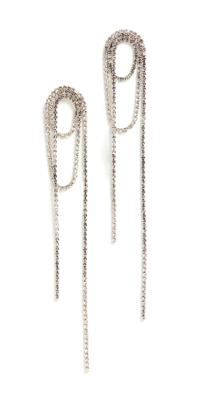 Shashi Vroom Earrings In Silver