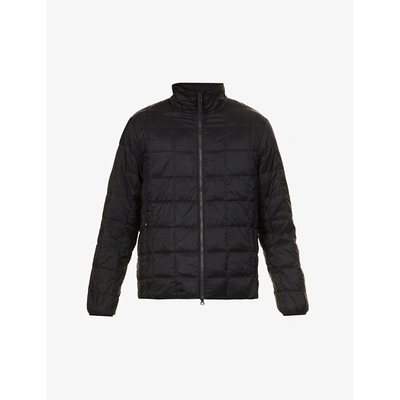 Taion High-neck Quilted Shell-down Jacket In Black