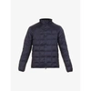 Taion High-neck Quilted Shell-down Jacket In Navy